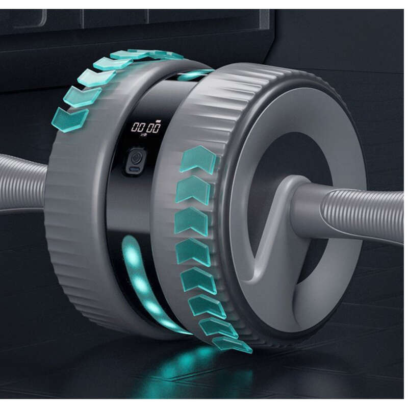 Q8F Intelligent Automatic Rebound Home Big And Thin Belly Fitness Equipment Silent Abdominal Wheel Male_voghion.com