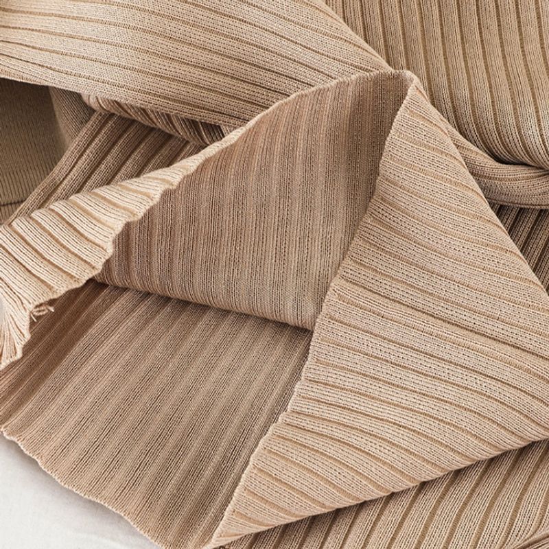 Frauen Kleidung sexy pullover gerade abnehmen breite bein hosen zwei stück temperament anzug_voghion.com