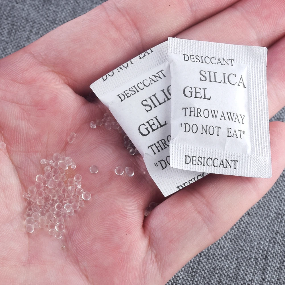 200 Packs DIY Silica Gel Desiccant Absorb Moisture Multipurpose Drying Agent Bags 1g Silica Gel Packs Wholesale Dropship_voghion.com