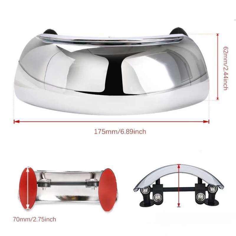 Accesorios de modificación de vehículos todoterreno para motocicletas: espejo retrovisor gran angular de 180 °, ángulo completo, sin puntos ciegos, ángulo grande_voghion.com