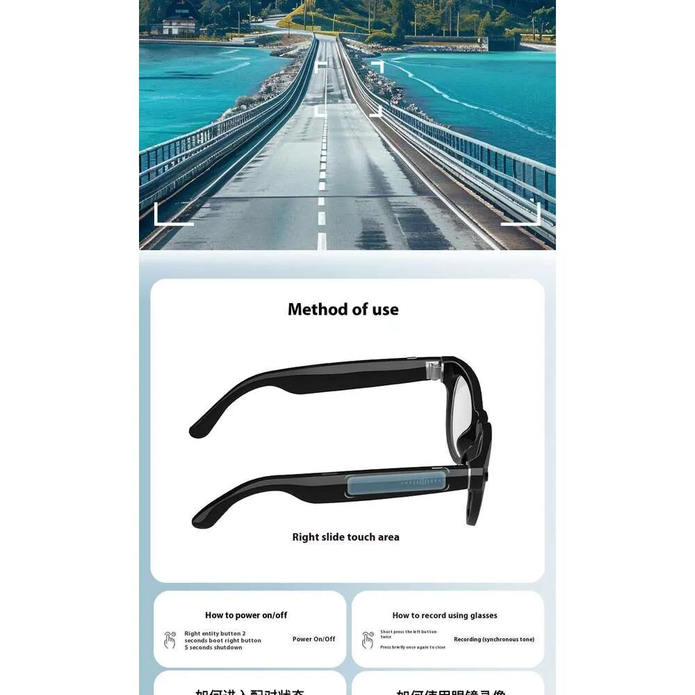 Ai Smart Camera Glasses With Voice Call And Object Recognition_voghion.com