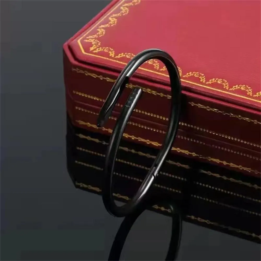 leather bracelet High Edition Small Model Slim Nail Bracelets Bangles for Women MenJewelry Designer Jewelry Design AAA_voghion.com
