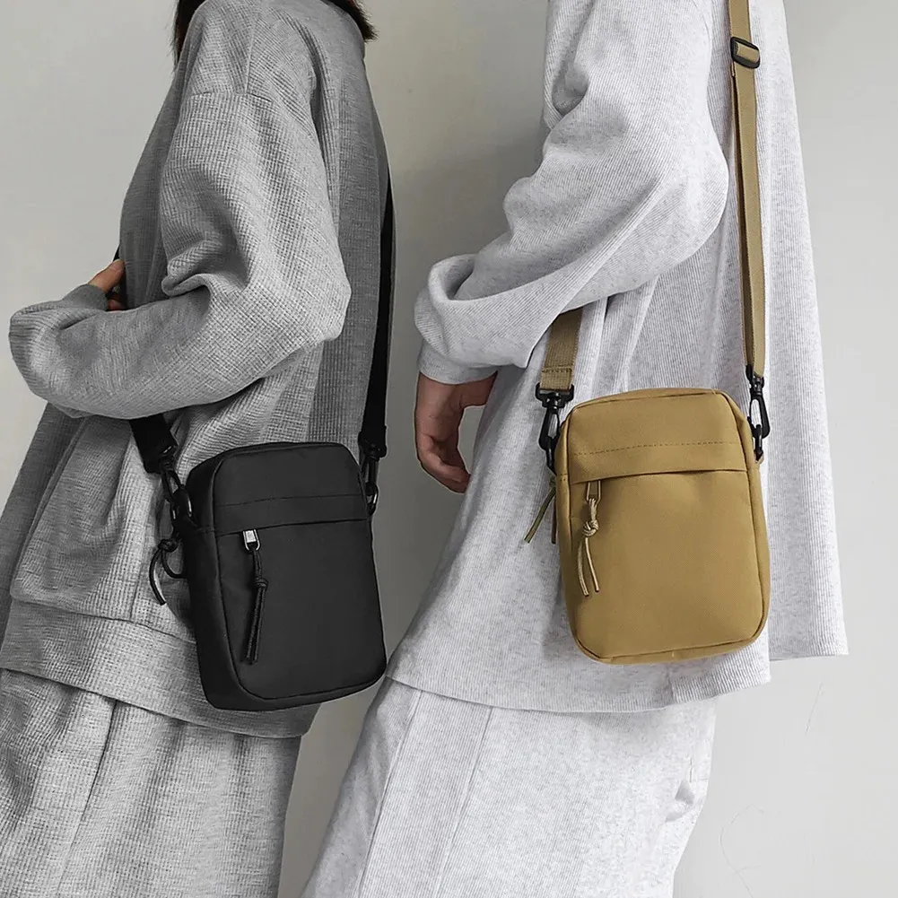 Oxford Womens Crossbody Small Shoulder Handbags for Men Korean Solid Color Students Phone Mini Messenger Bags 241128_voghion.com