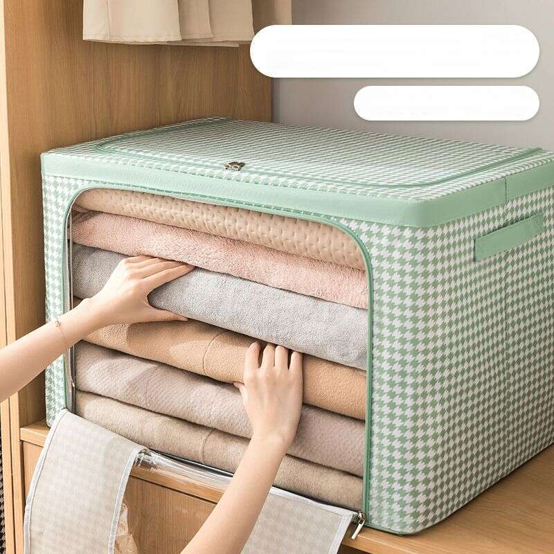 【4223 Opinie osób】 Pogrubiona torba do sortowania odzieży z tkaniny Oxford, składana szafa, duża torba do przechowywania,_voghion.com