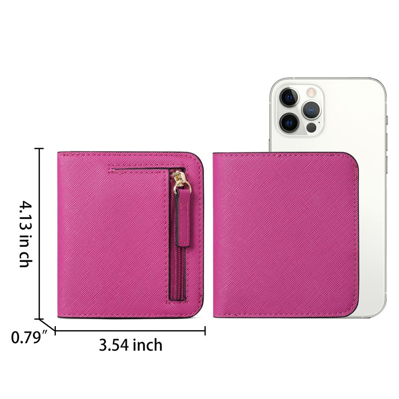 Neue ultradünne Damen-Kurzbrieftasche mit mehreren Funktionen, koreanische Version der einfachen PU-Münze_voghion.com