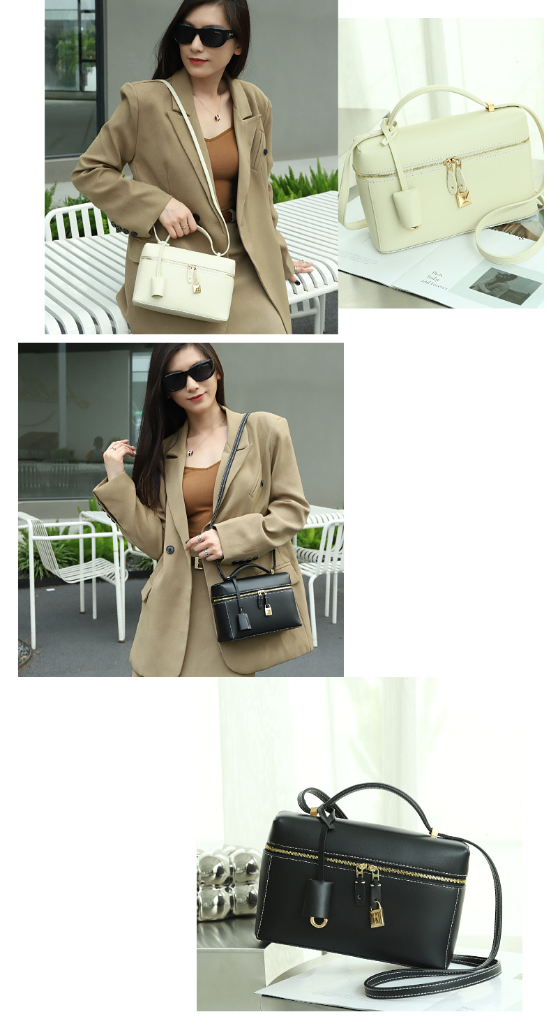  Lunchbox Upscale Handy Handbag, Leather Women's Bags, New Simple Crossbody Small Square Bag_voghion.com