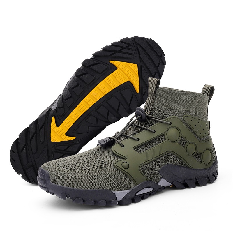 Outdoor and Women's Creek Tracing Men's Lightweight Non slip Mountaineering Hiking Shoes  Breathable Quick Drying_voghion.com
