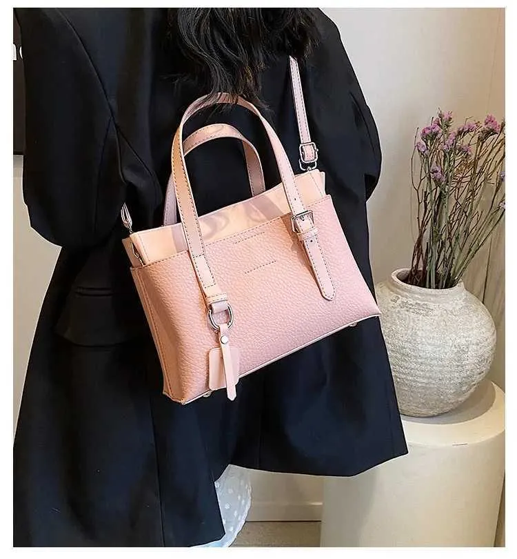 Womens Pu Leather Handbag Shoulder Bag Large Capacity Tote Bag_voghion.com
