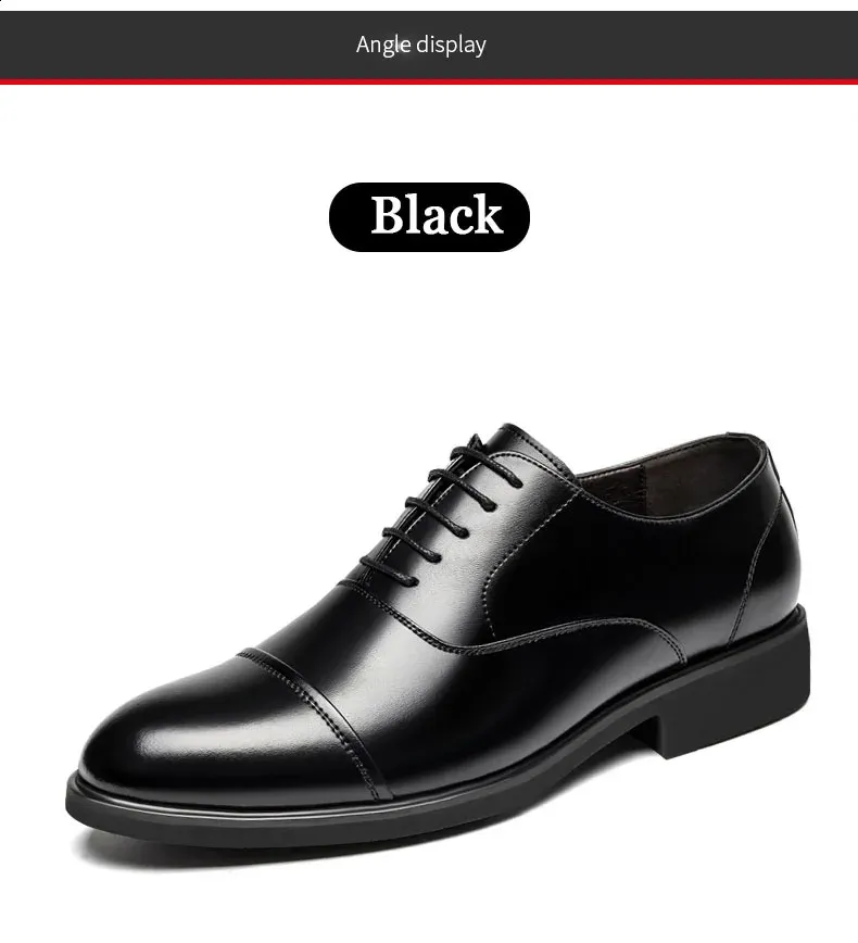 Größer werdende Schuhe für Männer, die größer werden, 6 cm, unsichtbare Einlegesohle für den täglichen Gebrauch, erhöhte Hochzeits-Oxfords für Herren_voghion.com