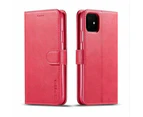 EVERLAB Leder-Brieftaschen-Flip-Case mit Kartenhalter und Ständer für iPhone 13 Pro Max (Pink)_voghion.com