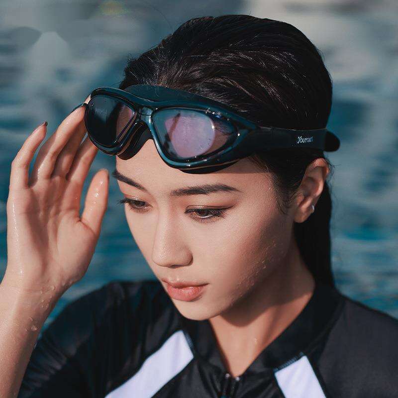 Lunettes de natation, étanches, antibuée, myopie haute définition, lunettes de plongée professionnelles pour garçons et filles,_voghion.com