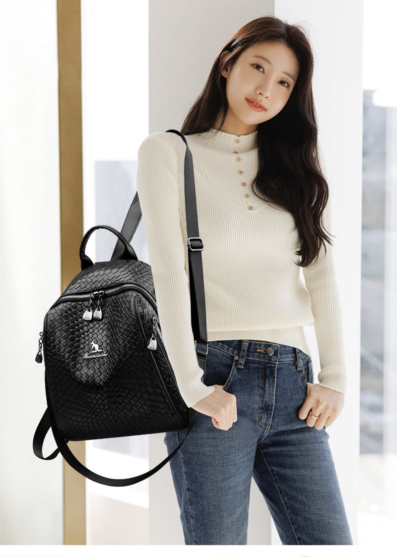 Women's high-quality 2023 autumn and winter New fashionable all-match portable shoulder bag large capacity backpack_voghion.com
