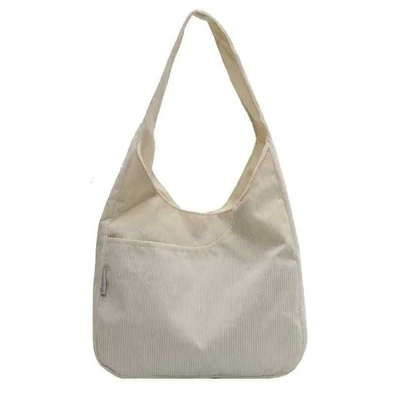 Canvas Shoe Corduroy è una borsa da designer semplice e casual di grande capacità progettata per la borsa da viaggio solida Wens_voghion.com