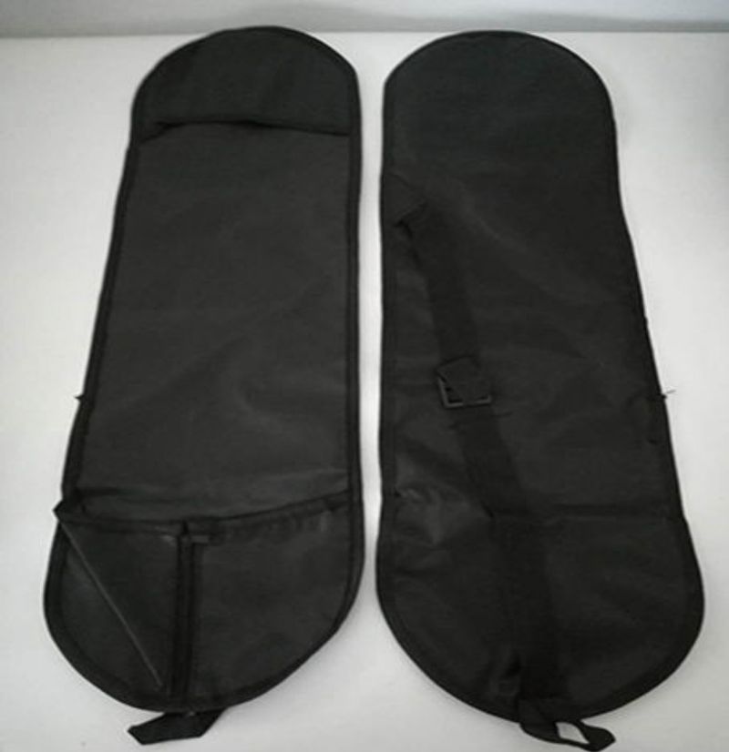Single-shoulder Double Four-wheel Skateboard Multifunctional Satchel Scratch Board Backpack Bag_voghion.com