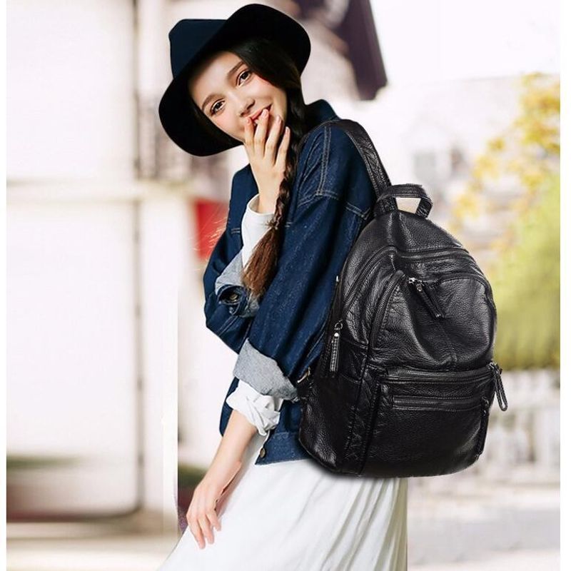 2024 New Korean Style Fashionable Large Capacity Student Schoolbag Casual Backpack Women's Travel All-Matching Bag_voghion.com
