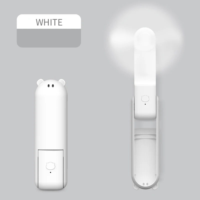Handheld Mini Fan With 3 Speeds Usb Rechargeable Portable Design_voghion.com