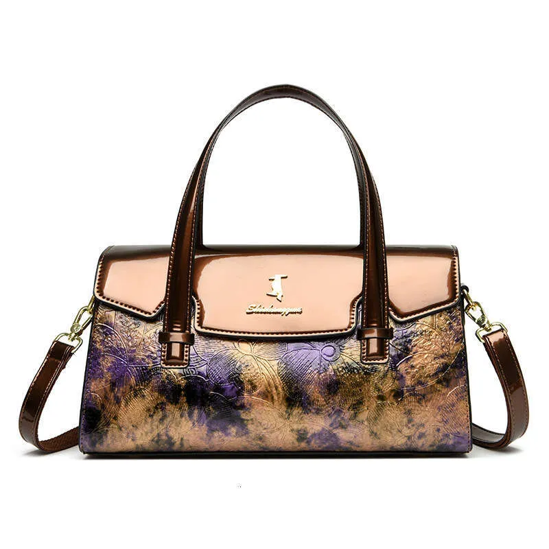 For Women New Fashionable Spray Printed Handbag With Simple Temperament And Large Capacity Shoulder Bag_voghion.com