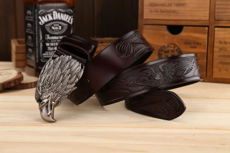 2023 Neie Rimm Groussen Designer fir Männer Koffer Eagle Buckle Männer a Fraen Tailleband Rëndleder Rimm_voghion.com