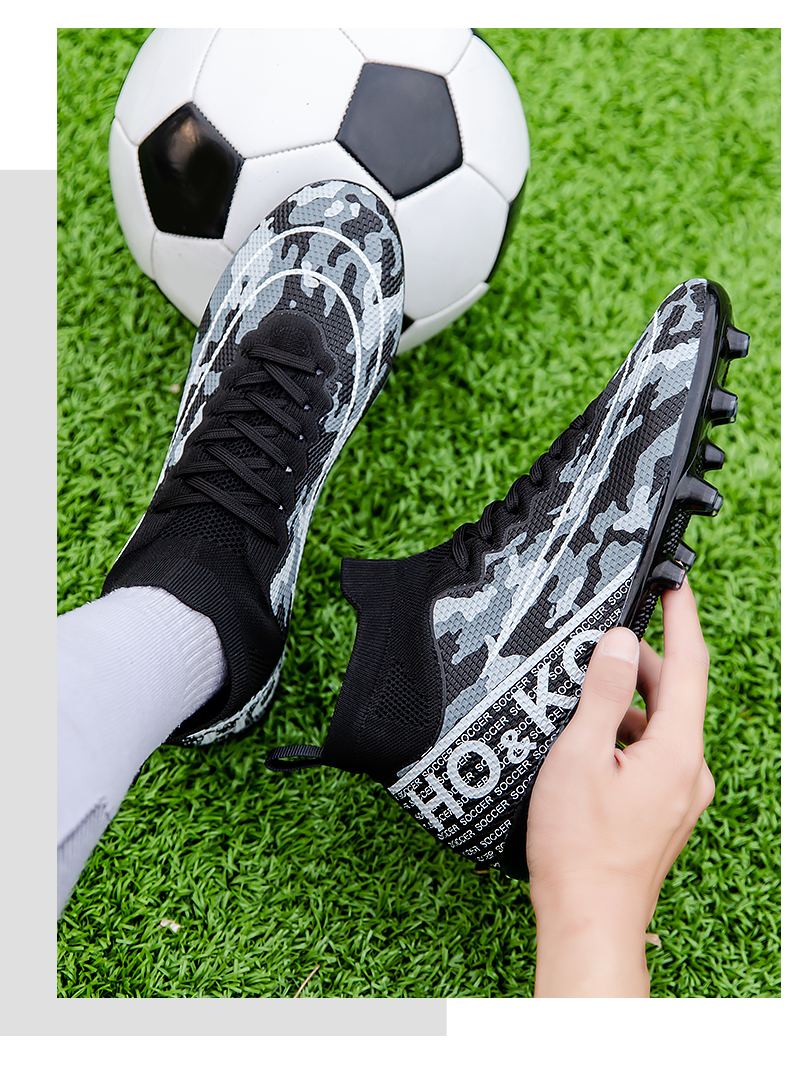 Scarpe da calcio per esterni da uomo nuove Scarpe da allenamento Scarpe da ginnastica ultraleggere con tacchetti da calcio Drop Shipping Light_voghion.com