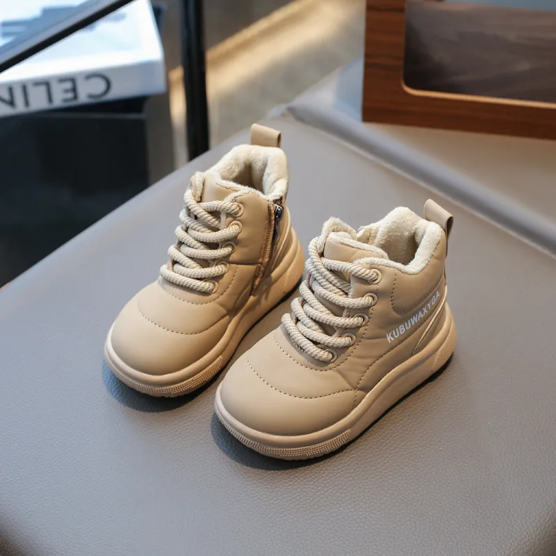 Fashion Children Snow Youth Warm Thick Bottom Girls Cotton Boots Toddler Winter Littlesprouts New Non-slip Boys Casual_voghion.com