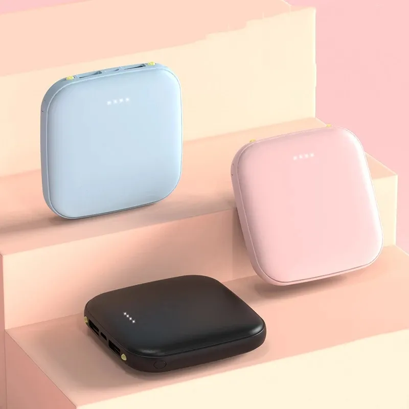 Mini Powerbank Mit Led Anzeige Und Usb Für Smartphone_voghion.com