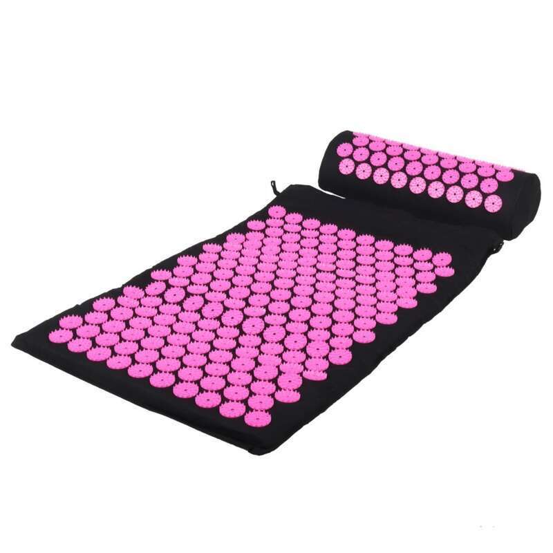 Yoga Akupunkt Massage Lotus Svamp Akupunkturmåtte Sæt_voghion.com