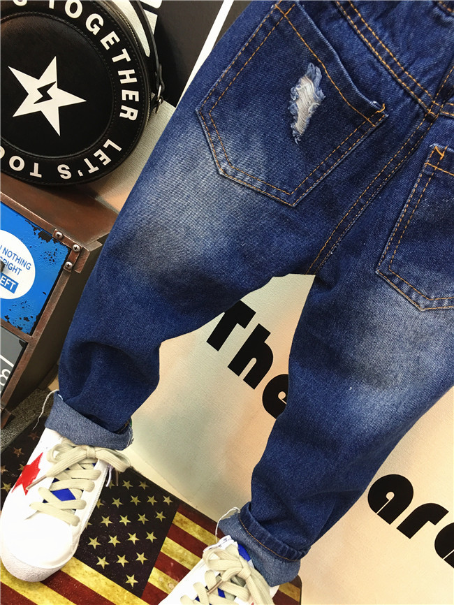 Mother&Kids Boys' jeans ripped kids' pants_voghion.com