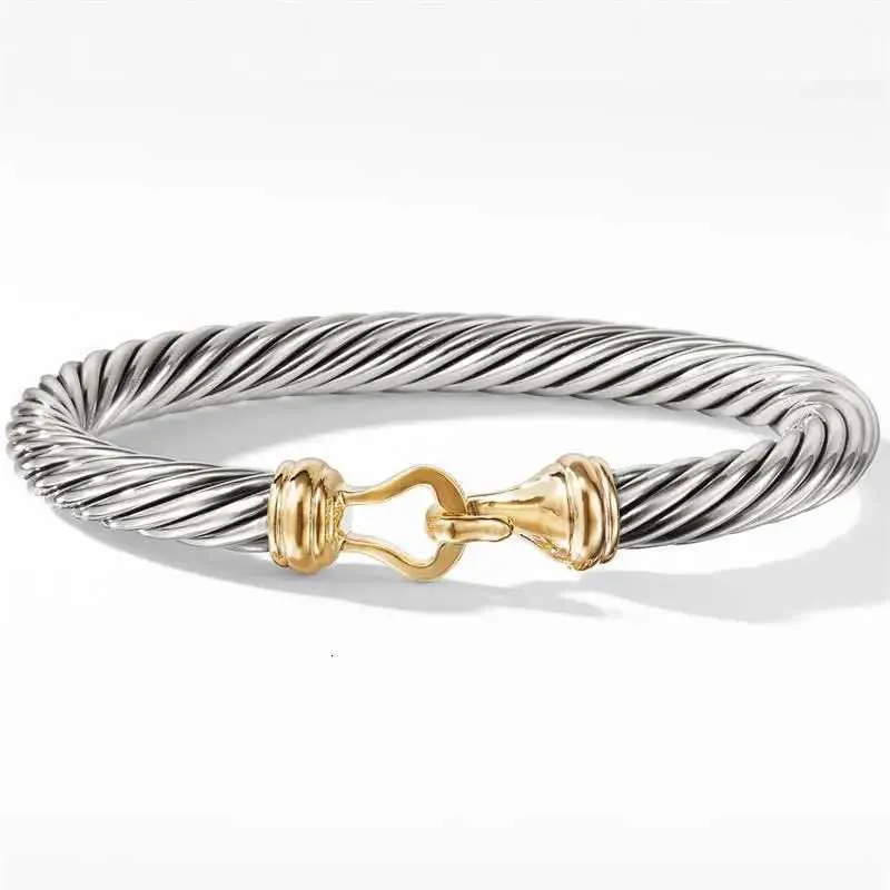 Twisted Cable Bangle Bracelet Sterling Silver Luxe Accessory_voghion.com