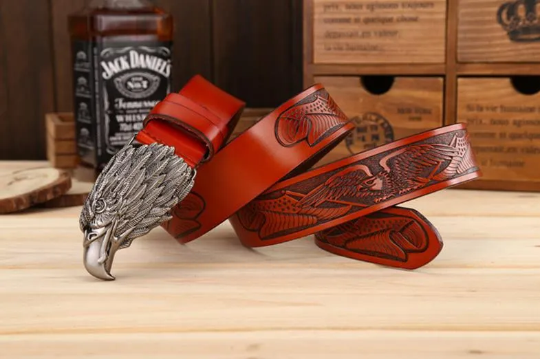 2023 Neie Rimm Groussen Designer fir Männer Koffer Eagle Buckle Männer a Fraen Tailleband Rëndleder Rimm_voghion.com
