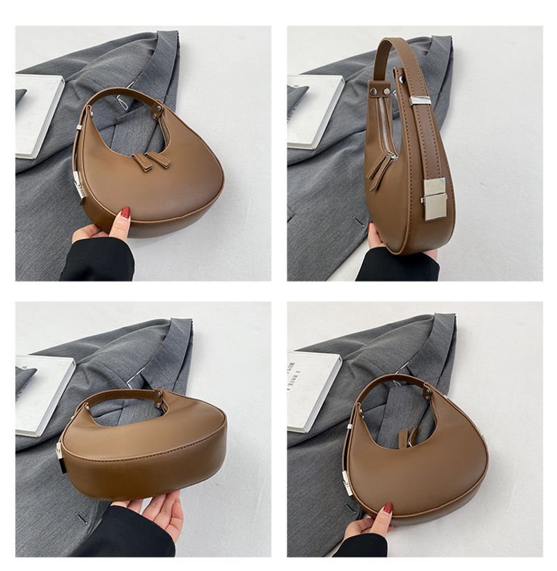 2024 Neue Nischendesign-Handtasche, modisch, bonbonfarben, trendig, eine Schulter, Unterarm-Dump-Tasche, geeignet für_voghion.com