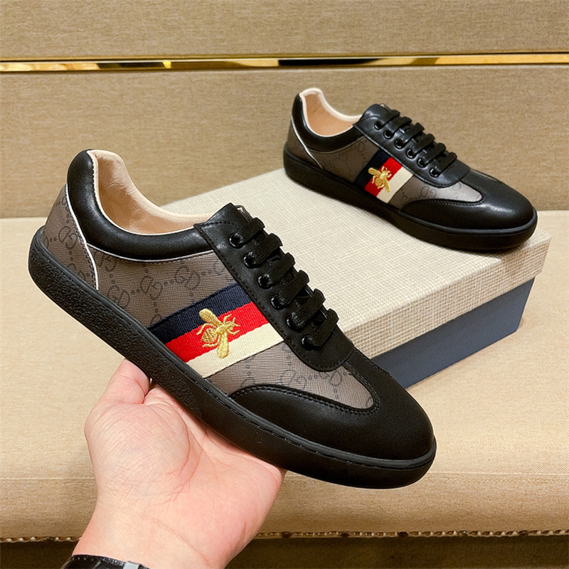 Fuguqi Bee Little White Spring And Autumn Board Version Cuir Casual Haute Qualité Cool Hommes Chaussures