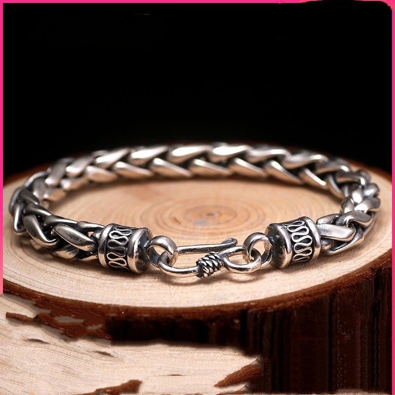 Heißer selg neue mode männer der kiel trendy woven punk armband_voghion.com