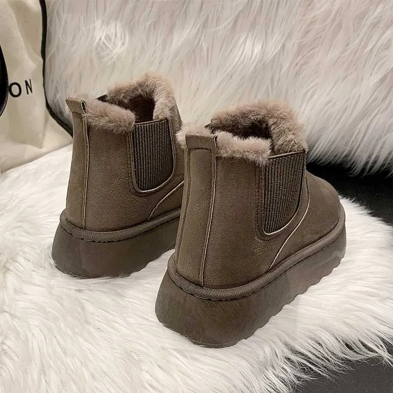 Neue Winter-Schneestiefel aus verdicktem Plüsch, warm, einfach und vielseitig, bequeme Baumwollschuhe M241005_voghion.com
