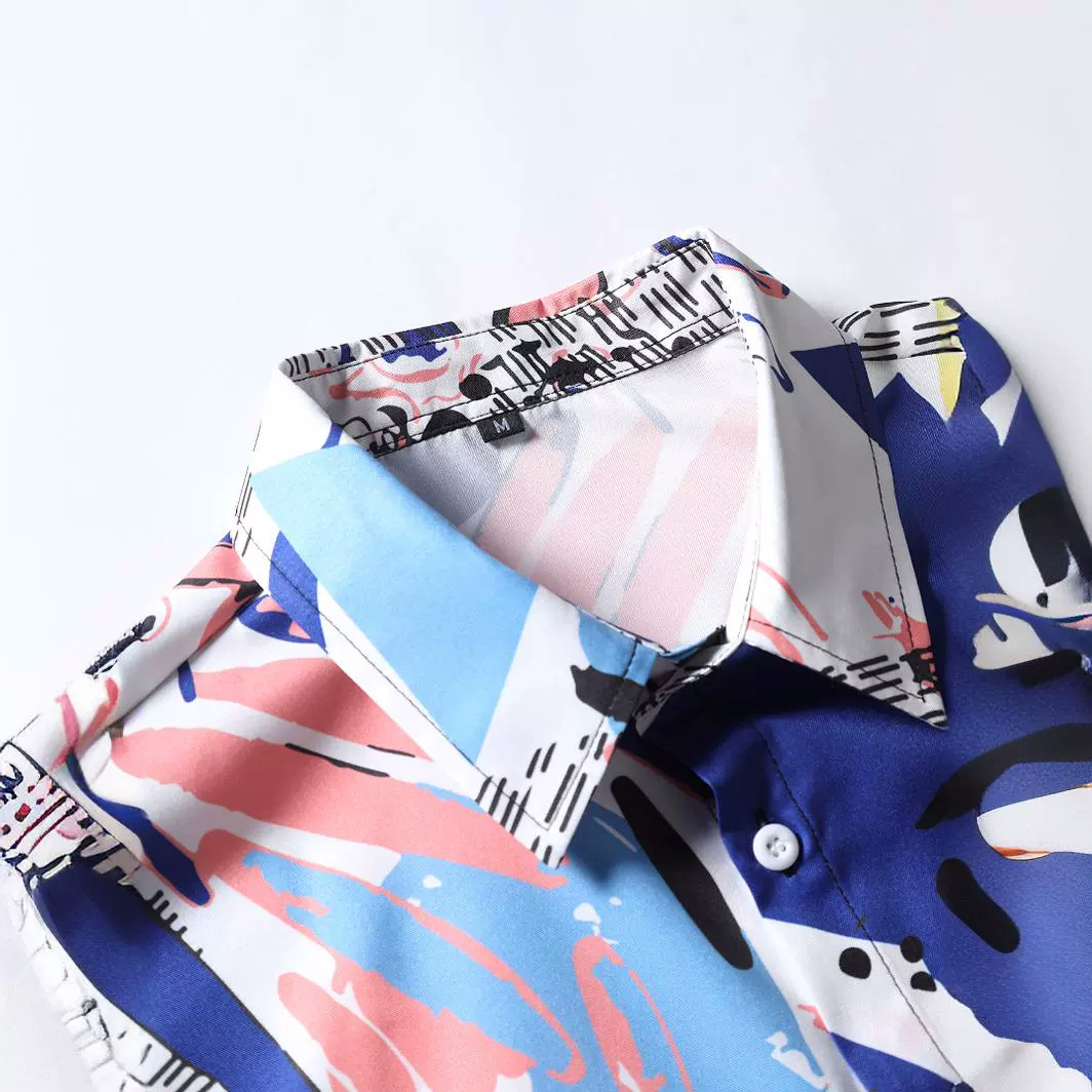 Men's Clothing Short-sleeved Shirt And Shorts Suit Men's Shirt And Pants Summer 2024 New Cross-border Foreign Trade Men's Clothing_voghion.com