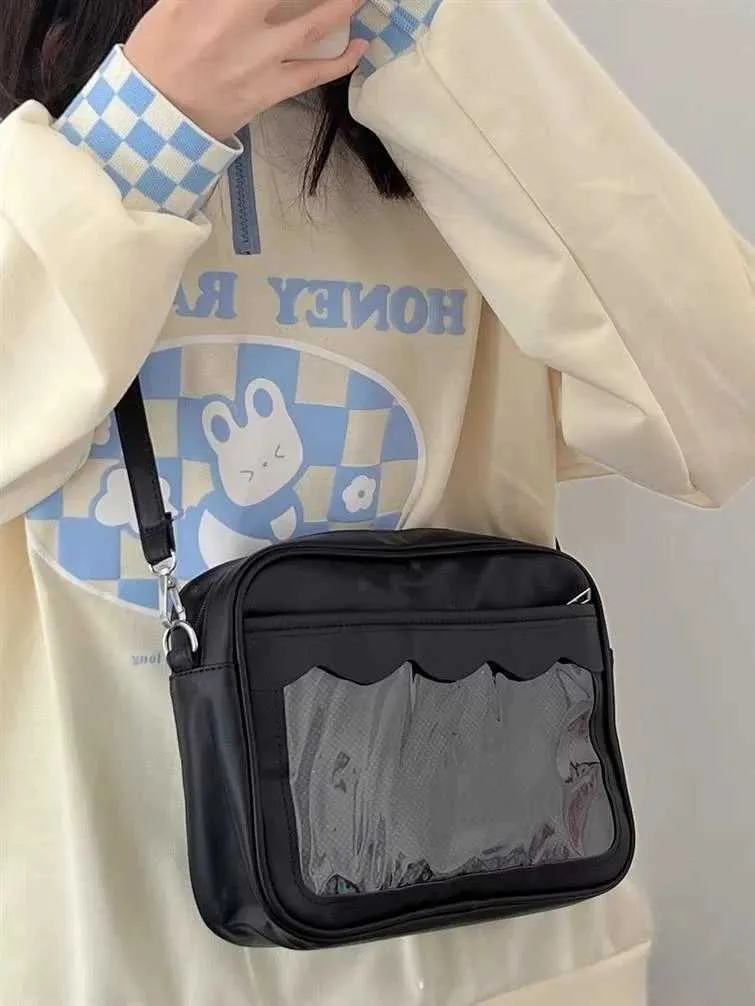Ita bag borsa a tracolla donna con tasca trasparente a vista_voghion.com
