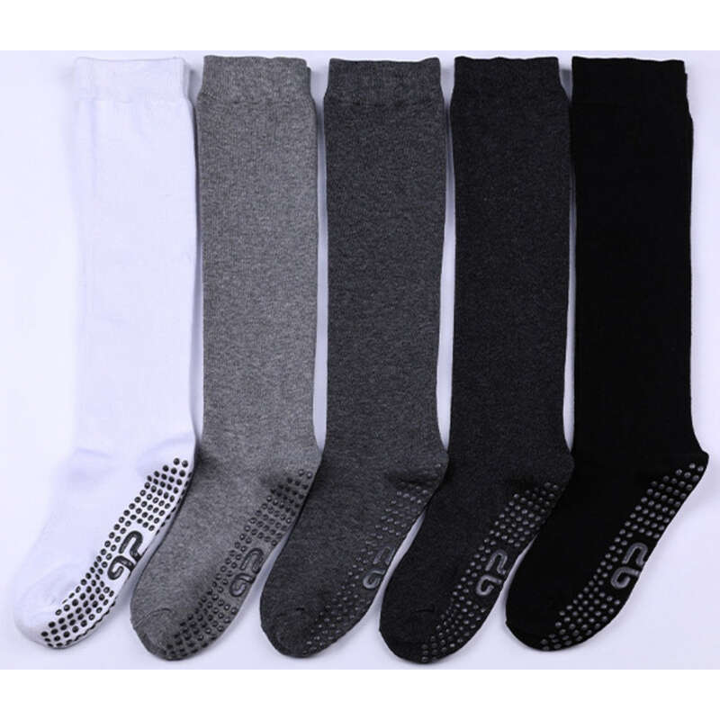 Cotton Mid Sole Anti Slip Calf Socks, Fitness Yoga Dance Sports Socks_voghion.com