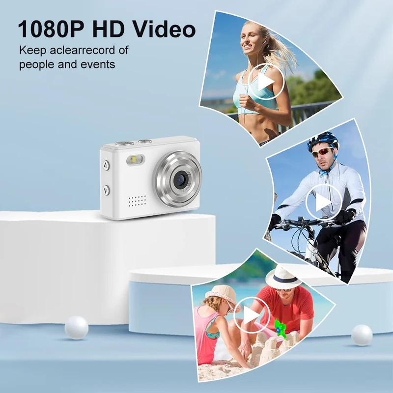 Mini caméra 1080p avec écran CMOS, pour l'intérieur, la maison, les sports en extérieur, DV, portable, vintage, très petite, pour enfants, enregistreur vidéo_voghion.com