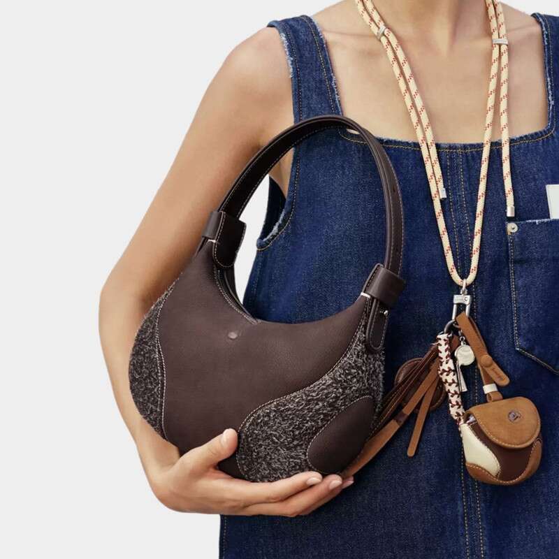 Baseball Armpit Women's Niche Crossbody, Moon Bag_voghion.com