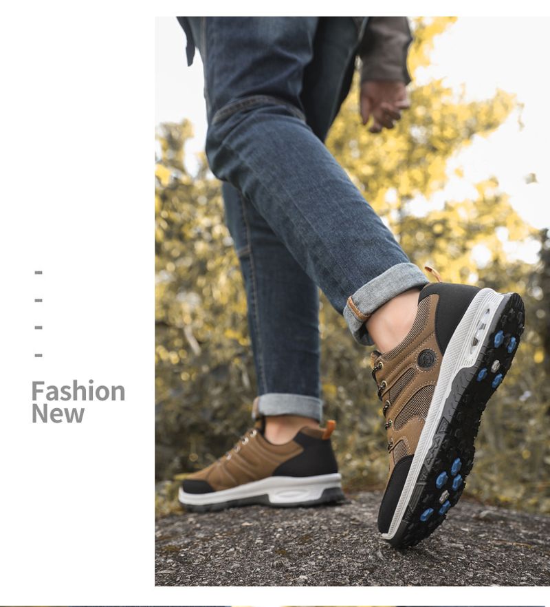 Herrenschuhe Herren Sportschuhe Frühling en Herbst alle Mode Wanderschuhe niedrige Hilfe Arbeitsschuhe Freizeitschuhe_voghion.com