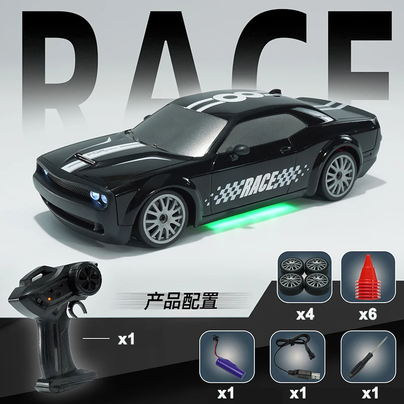 Remote Control Drift Car 4wd Race Car With Led Lights For Kids_voghion.com