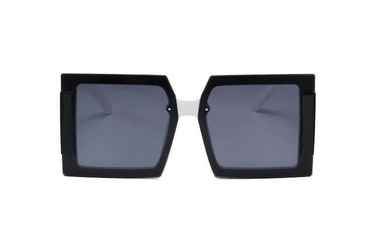 6158 mode grand cadre lunettes de soleil femmes net rouge rue Photo lunettes de soleil carrées_voghion.com