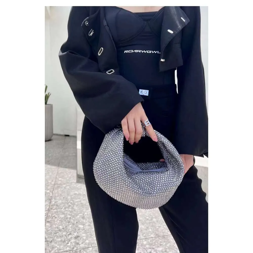 Designer Knotted Crsytal Rhie Dia Cloud Women's Handbag Bg Shiny Evening Bag Dinner Party Clutch Purse_voghion.com
