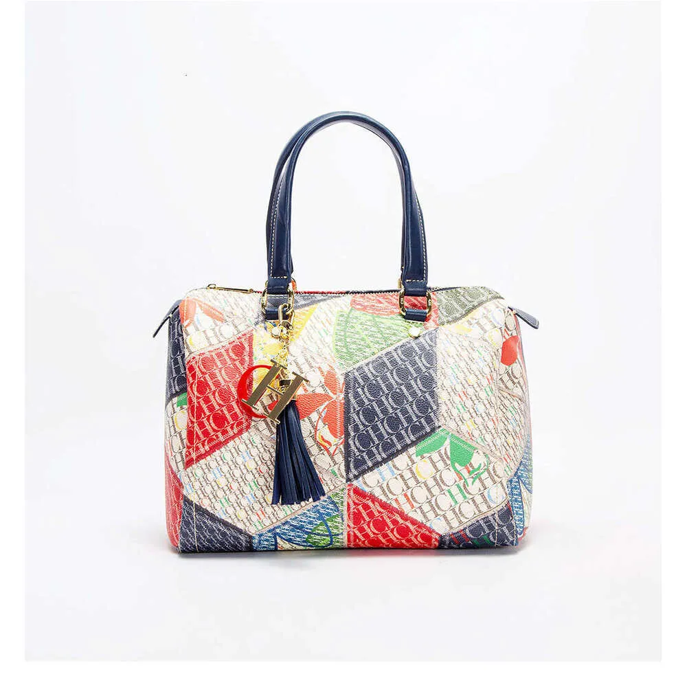 CHHC High Quality Ladies Jacquard Craftsmanship Metal Hanging Wer Pattern Large Capacity Handbag Designer New_voghion.com