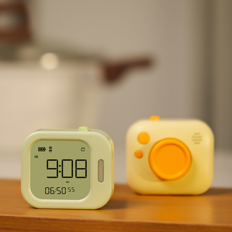 Gyermek digitális ébresztőóra, éjszakai fény, LCD képernyő, szemvédő ébresztőóra, szép ébresztő időzítő a gyermekek alvásától_voghion.com