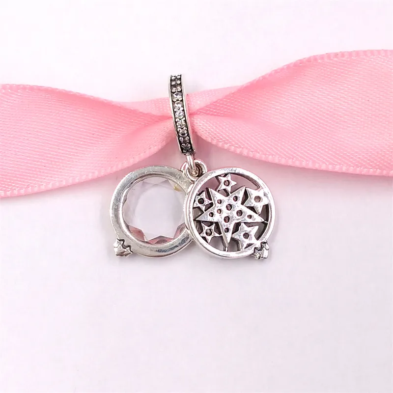 Sterling Silber Schmuck Charms für Armbänder Kette Herren Perlenherstellung Kit Armreif Vergrößerter Stern Doppelte baumelnde Halskette Frauen Anhänger C_voghion.com