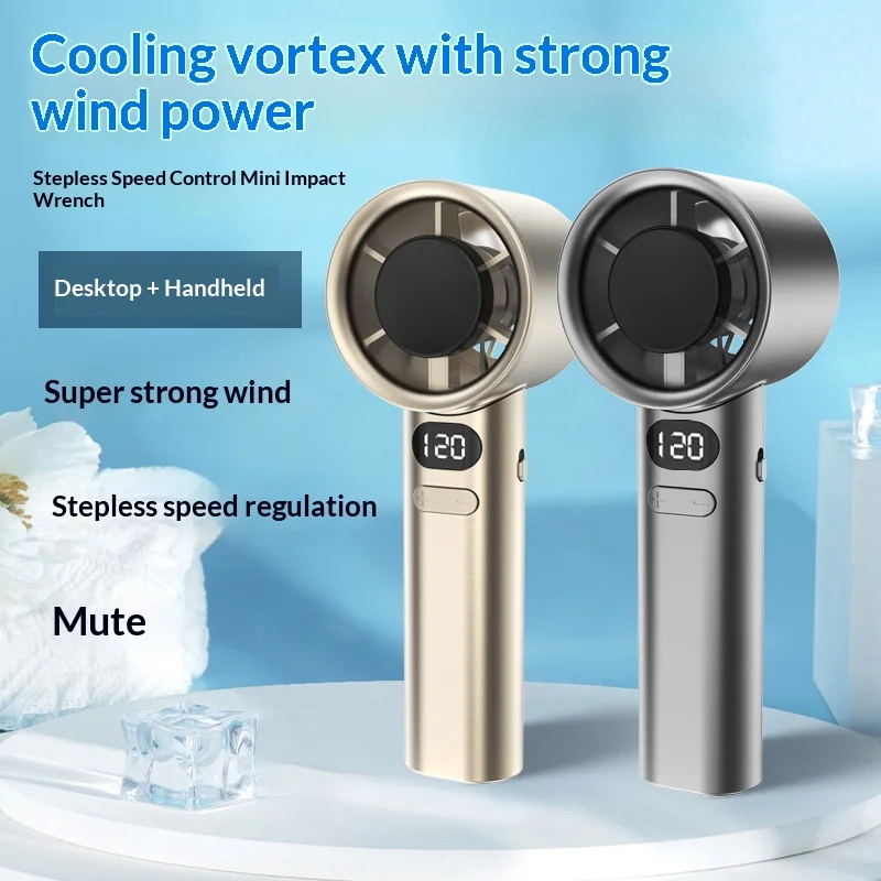 Tragbarer, wiederaufladbarer USB-Handventilator zur persönlichen Kühlung_voghion.com
