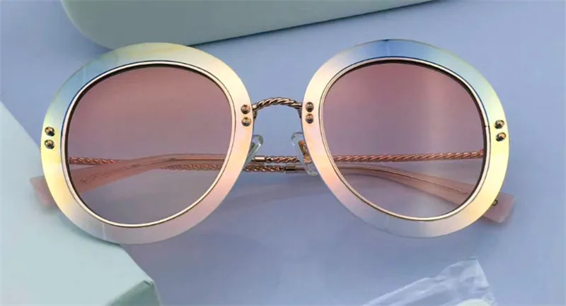 Designer Sunglasses Retro Round Frame For Men Uv400 Protection_voghion.com