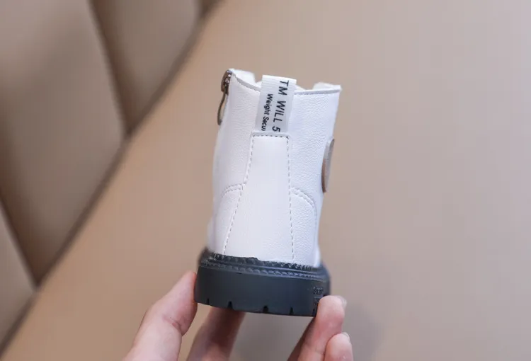 Kids Fashion Casual Toddler Boys Girls Autumn Winter Leather Littlesprouts Boots Children Running Sport Snow Shoes Sizes_voghion.com