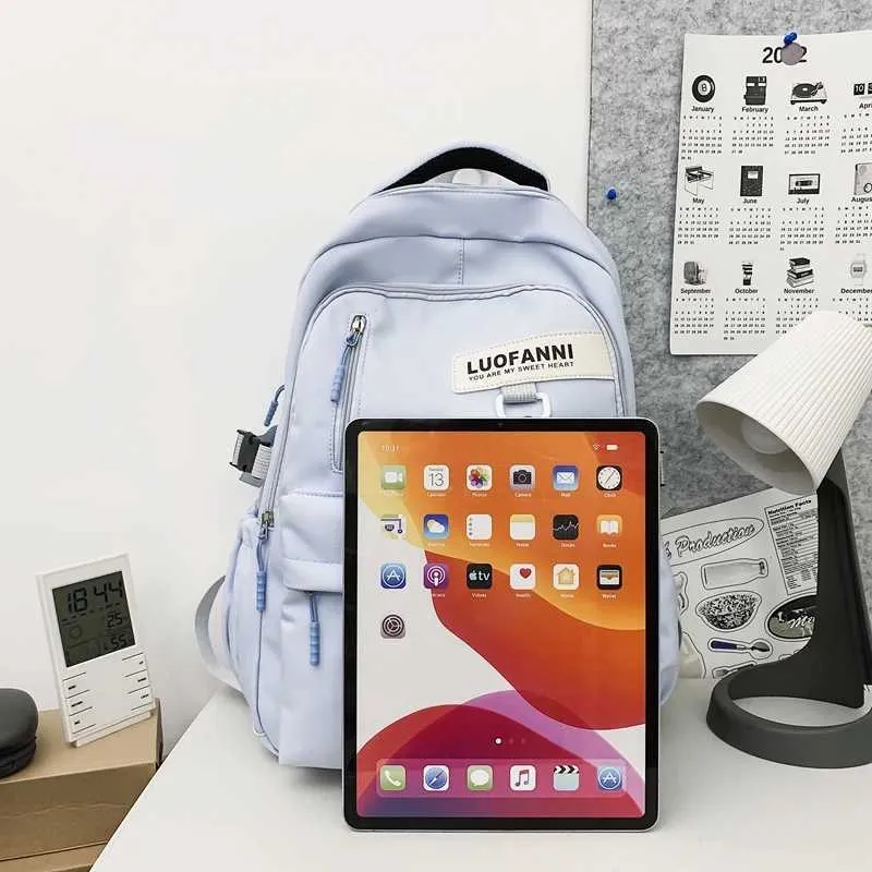 Sac à dos étanche de grande capacité pour hommes et femmes, sac d'école Cool pour fille et garçon, ordinateur portable pour étudiant, mode voyage féminin_voghion.com