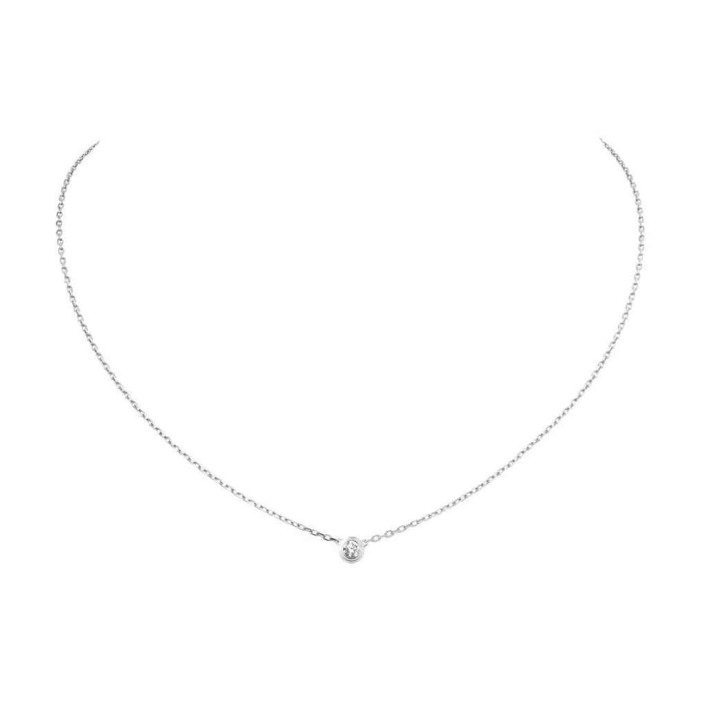 Collane con ciondolo Gioielli di design Diamanti Legers Diamante Damour Collana d'amore per donne Ragazze Collier Bijoux Fem D_voghion.com